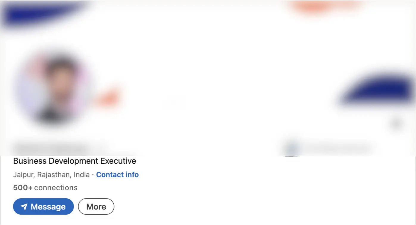 LinkedIn profile after optimization